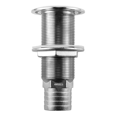 Attwood Stainless Steel Scupper Valve Barbed - 1-1/2" Hose Size image 1
