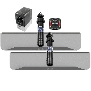 Bennett Marine 30x9 Hydraulic Trim Tab System w/One Box Indication image 0
