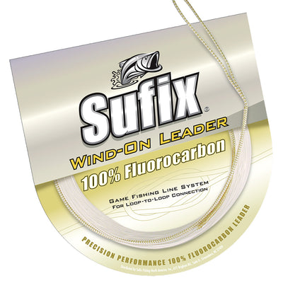 Sufix Wind-On 100% Clear Fluorocarbon Leader - 100lb - 11 yds image 1