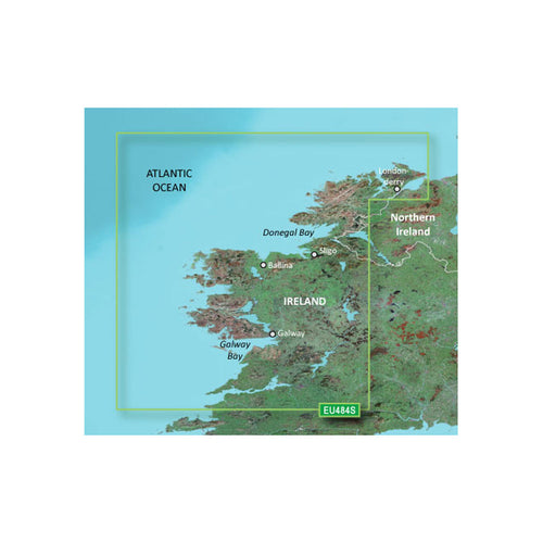 Garmin Bluechart® G3 Vision® Hd - Veu484s - Ireland North-west - Microsd™/sd™