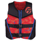 Full Throttle Rapid-Dry Flex-Back Youth Life Vest – Red/Black
