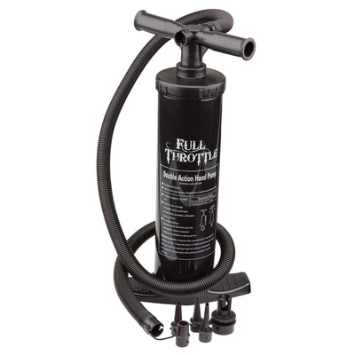Full Throttle Dual Action Hand Pump - Black image 1