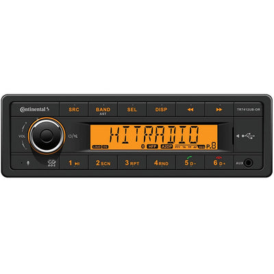 Continental Stereo w/AM/FM/BT/USB - Harness Included - 12V image 1
