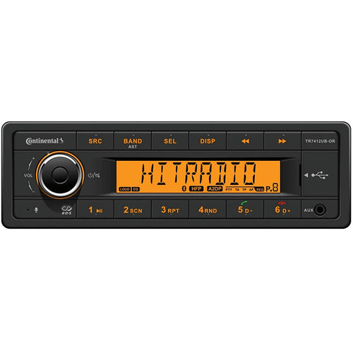 Continental Stereo with AM/FM/BT/USB - 12V