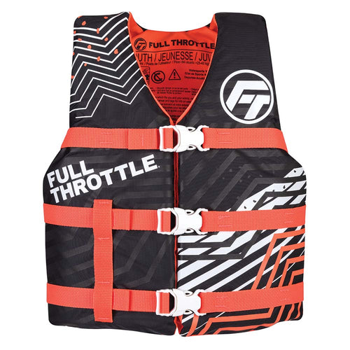 Full Throttle Youth Nylon Life Jacket
