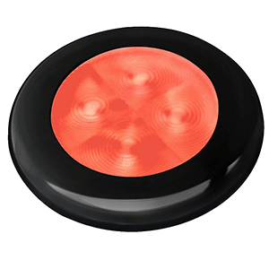Hella Marine Slim Line Led 'enhanced Brightness' Round Courtesy Lamp - Red Led