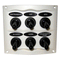 Bep Waterproof Panel - 6 Switches - White