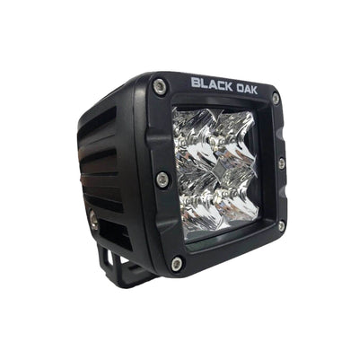 Black Oak 2" LED Pod Light - Flood Optics - Black Housing - Pro Series 3.0 image 1