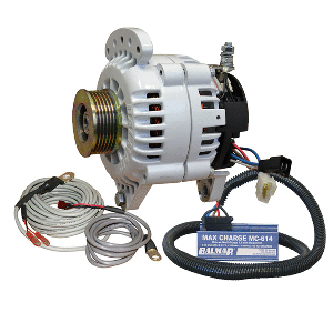Balmar Alternator 100 AMP Kit 12V 3.15" Dual Foot Saddle K6 Pulley Regulator &amp; Temp Sensor image 0