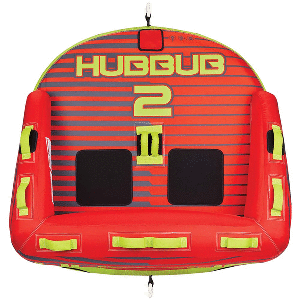 Full Throttle Hubbub 2 Towable Tube - 2 Rider - Red image 0