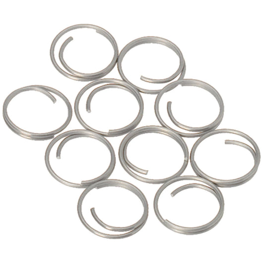 Barton Stainless Steel Large Split Rings - 14mm - 10-Pack image 1