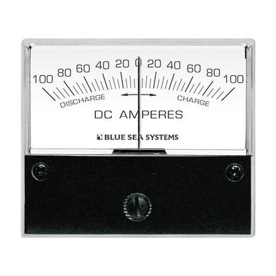 Blue Sea 8253 DC Zero Center Analog Ammeter - 2-3/4" Face, 100-0-100 Amperes DC image 1
