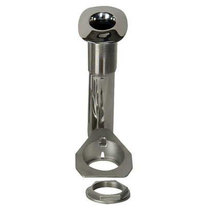 C.E. Smith 80 Series Screwless Flush Mount Rod Holder - 15 Degree - Stainless Steel - Swivel Bottom - Black Liner image 1