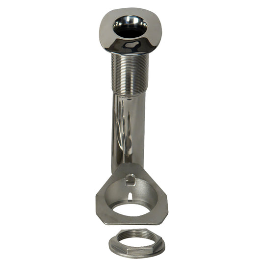 C.E. Smith 80 Series Screwless Flush Mount Rod Holder - 15 Degree - Stainless Steel - Swivel Bottom - Black Liner image 1
