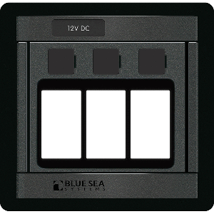 Blue Sea 1520 Remote Control Switch - 360 Panel - 3 Blank image 0