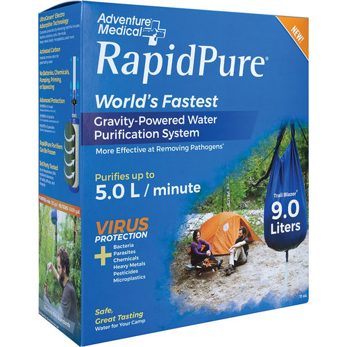 Adventure Medical RapidPure Trail Blazer Gravity Water Purifier w/Bag &amp; Hose
