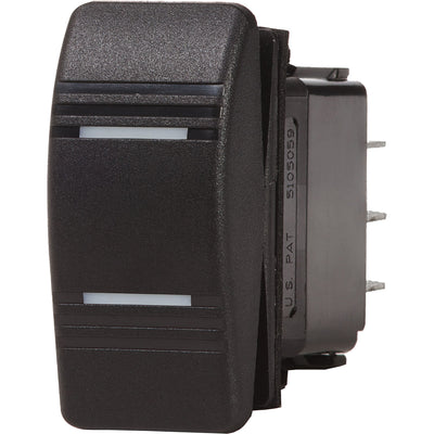 Blue Sea 8283 Water Resistant Contura III Switch - ON-OFF-ON - Black image 1