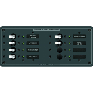 Blue Sea 8411 AC 8 Position Main Panel
