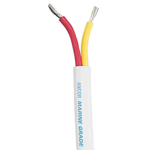 Ancor Safety Duplex Cable - 18/2 Awg - Red/Yellow - Flat - 500'