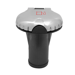 Attwood Deck Fill f/Carbon Canister System - Straight Body &amp; Scalloped Chrome Cap image 0