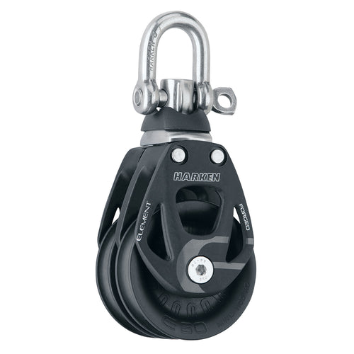 Harken 60mm Double Aluminum Element Block W/swivel