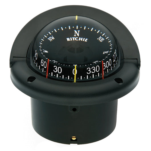 Ritchie HF-743 Helmsman Combidial Compass - Flush Mount - Black image 1