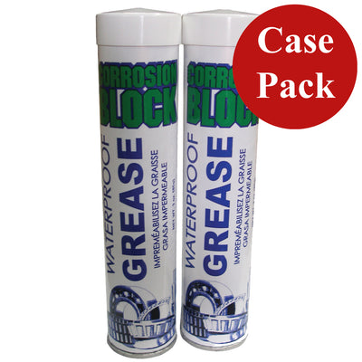 Corrosion Block High Performance Waterproof Grease - (2)2oz Tube - Non-Hazmat, Non-Flammable &amp; Non-Toxic *Case of 6* image 1