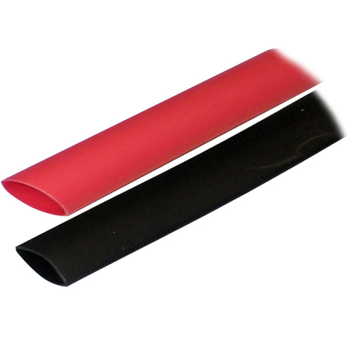Ancor Adhesive Lined Heat Shrink Tubing (ALT) - 3/4" x 3" - Black/Red