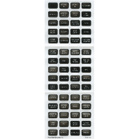 Blue Sea 8214 Black Small Format Label Kit - 60 Labels