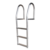 Dock Edge Fixed Eco - Weld Free Aluminum 3-Step Dock Ladder