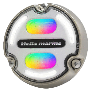 Hella Marine Apelo A2 RGB Underwater Light - 3000 Lumens - Bronze Housing - White Lens W/Edge Light