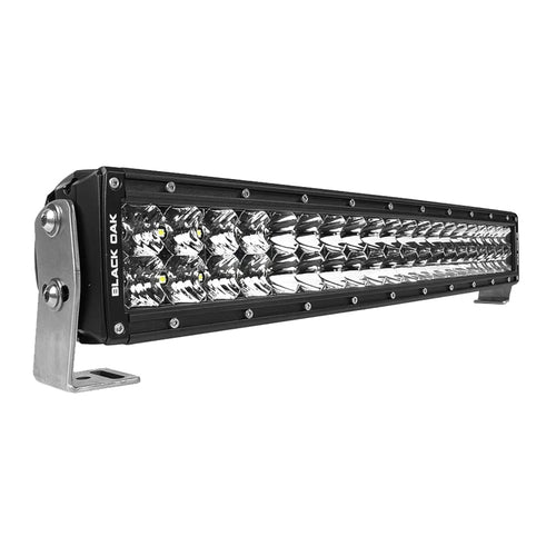 Black Oak Pro Series 3.0 Double Row 20" Led Light Bar - Combo Optics - Black Housing