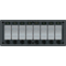 Blue Sea 8261 Waterproof Panel 8 Position - Slate Grey