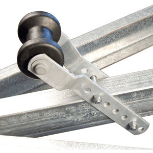 C.E. Smith 4" Adjustable Keel Roller Assembly f/2" Tongue - Black image 0