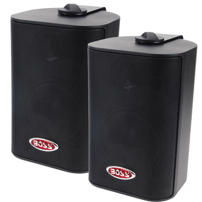 Boss Audio 4" MR4.3B Box Speakers - Black - 200W image 1