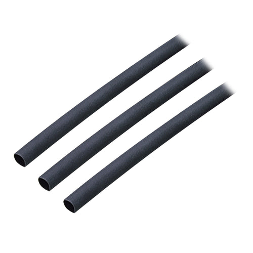 Ancor Adhesive Lined Heat Shrink Tubing (alt) - 3/16" X 3" - 3-pack - Black