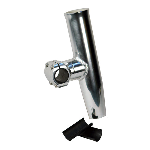 C.E. Smith Adjustable Mid Mount Rod Holder Aluminum 1-1/4" Or 1-5/16" W/Sleeve & Hex Key