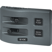 Blue Sea 4303 Weatherdeck 12V DC Waterproof Switch Panel - 2 Position