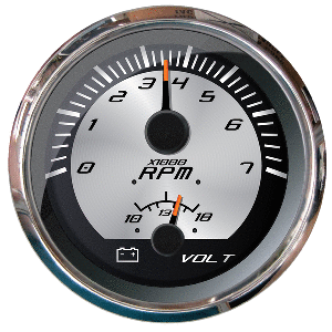 Faria Platinum 4" Multi-Function - Tachometer &amp; Voltmeter image 0