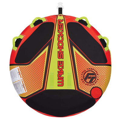 Full Throttle Wake Shocker Towable Tube - 2 Rider - Red image 1
