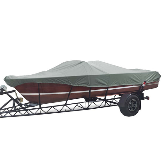 Carver Sun-DURA&reg; Styled-to-Fit Boat Cover f/18.5' Tournament Ski Boats - Grey image 1