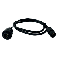 Echonautics 1m Adapter Cable W/Male 9-Pin Navico Connector F/Echonautics 300w, 600w & 1kw Transducers
