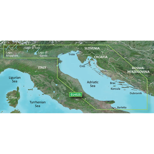 Garmin BlueChart g3 Vision HD - VEU452S - Adriatic Sea
