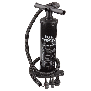 Full Throttle Dual Action Hand Pump - Black image 0