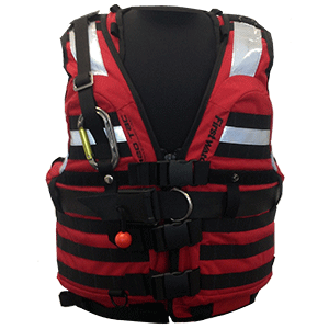 First Watch HBV-100 High Buoyancy Rescue Vest - Red/Black - XL To 3XL