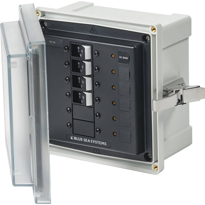 Blue Sea 3135 - SMS Panel Enclosure w/UL Main &amp; 3 Branch (12/24V) - 12/24V DC image 1