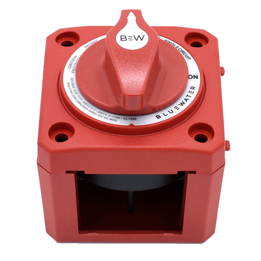 Bluewater On/Off Switch Battery Switch - Surface Mount - Red image 1