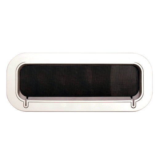 Beckson Drain Port - 4" x 14" x 2"-Depth - White/Clear image 1