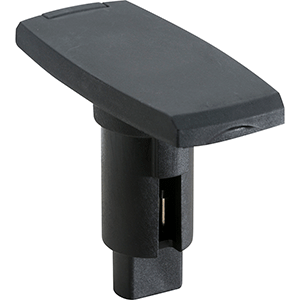 Attwood LightArmor Plug-In Base - 2 Pin - Black - Rectangle image 0