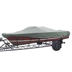 Carver Sun-DURA&reg; Styled-to-Fit Boat Cover f/18.5' Tournament Ski Boats - Grey image 0